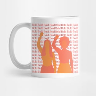 Bold Women Orange Mug